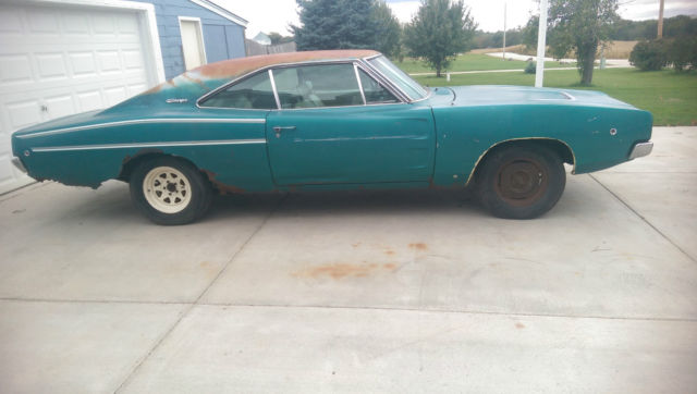 1968 Blue Dodge Charger Coupe