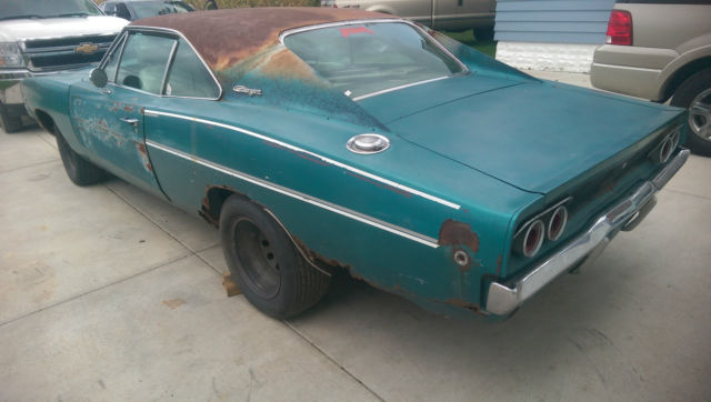 1968 Blue Dodge Charger Coupe