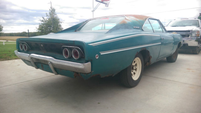 1968 Blue Dodge Charger Coupe