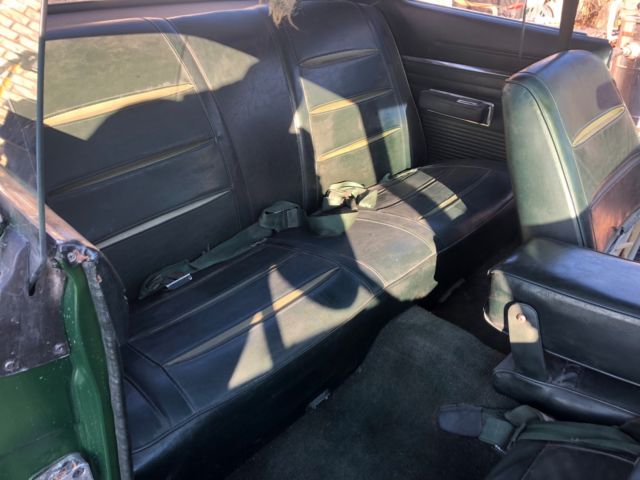 1968 Green Dodge Charger 2 door hard top