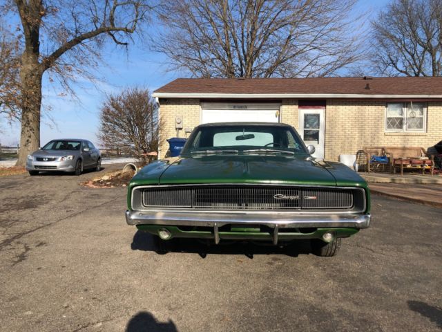 1968 Green Dodge Charger 2 door hard top