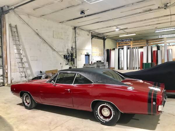 1968 Burgundy Dodge Charger B body