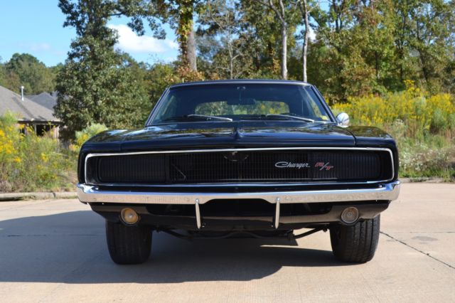 1968 Black Dodge Charger