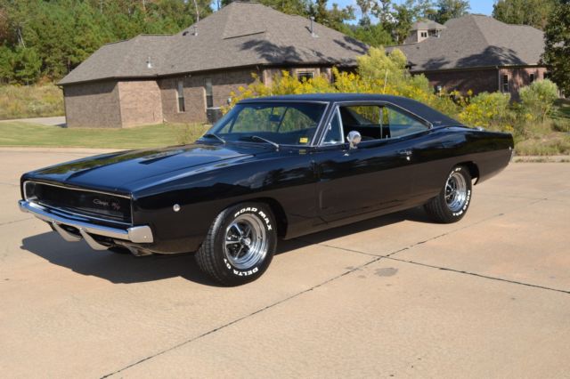 1968 Black Dodge Charger