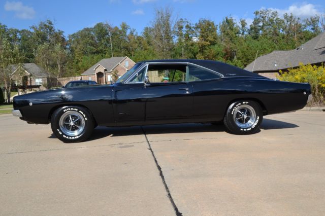 1968 Black Dodge Charger