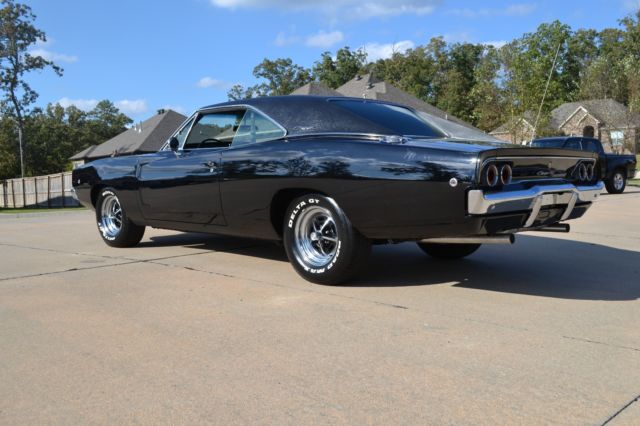 1968 Black Dodge Charger