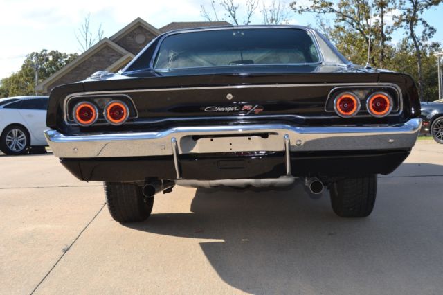 1968 Black Dodge Charger
