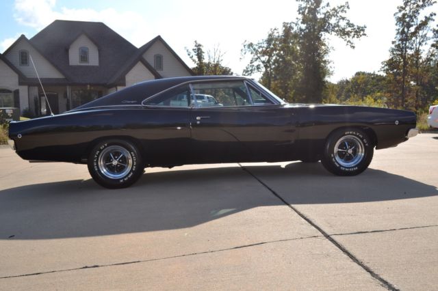 1968 Black Dodge Charger