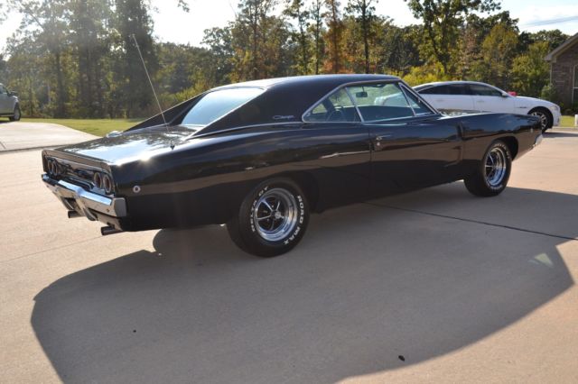 1968 Black Dodge Charger