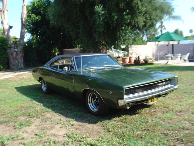 1968 Green Dodge Charger Coupe