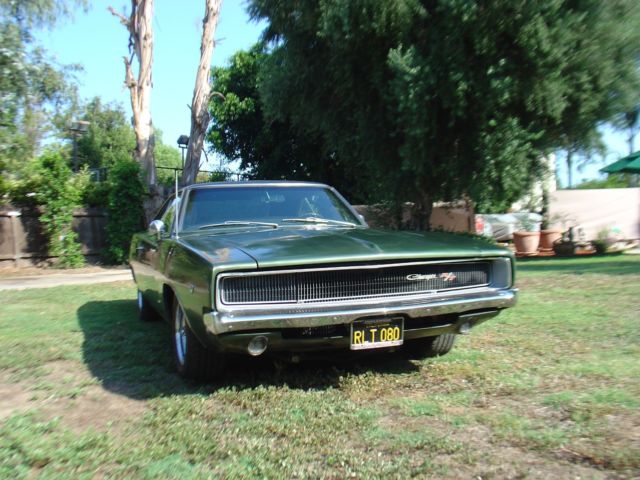 1968 Green Dodge Charger Coupe