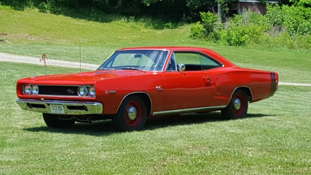 1968 Red Dodge Coronet 2 door hardtop