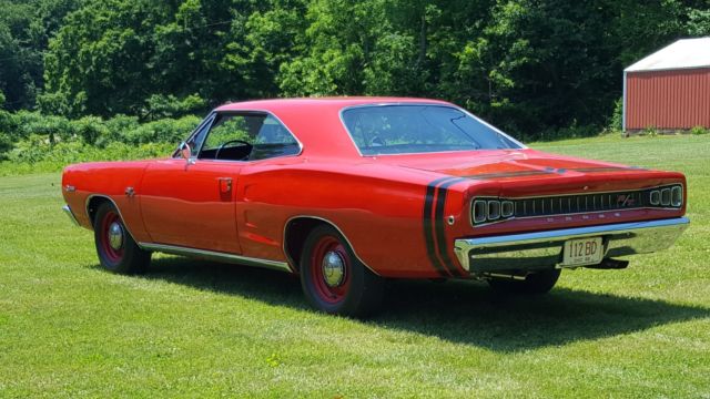 1968 Red Dodge Coronet 2 door hardtop