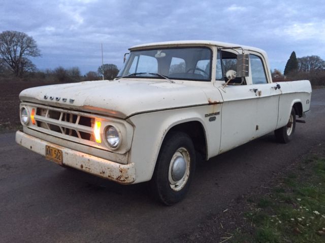 1968 White Dodge Other Pickups Crew Cab Pickup