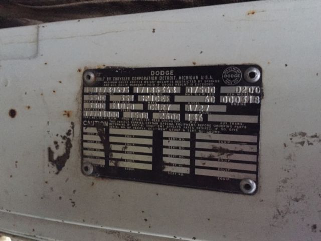 1968 White Dodge Other Pickups Crew Cab Pickup