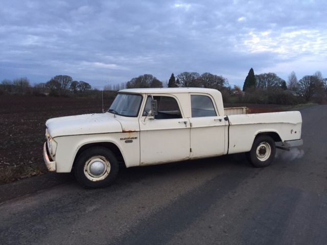 1968 White Dodge Other Pickups Crew Cab Pickup