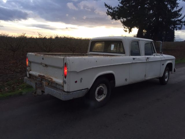 1968 White Dodge Other Pickups Crew Cab Pickup