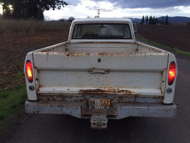 1968 White Dodge Other Pickups Crew Cab Pickup