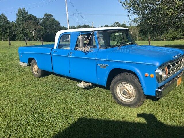 1968 Blue Dodge Other Pickups Crew Cab Pickup