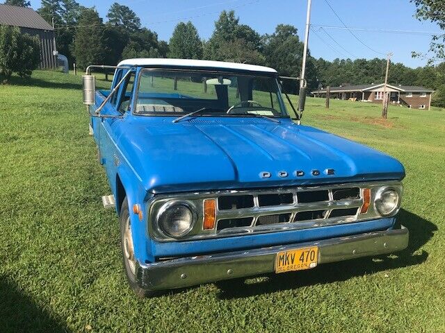 1968 Blue Dodge Other Pickups Crew Cab Pickup