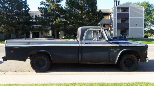 1968 Black Dodge Other Pickups Standard Cab Pickup