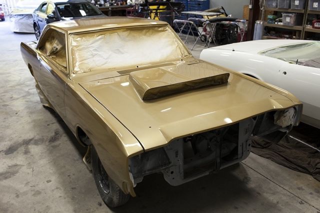 1968 gold Dodge Dart