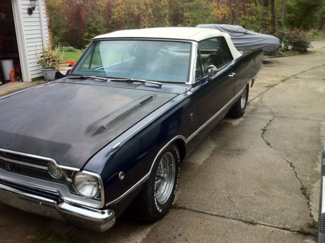 1968 Blue Dodge Dart Convertible