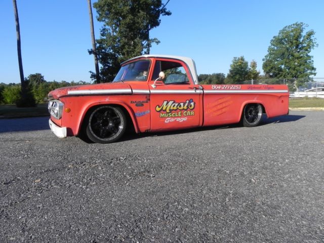 1968 Orange Dodge Other Pickups Cab & Chassis