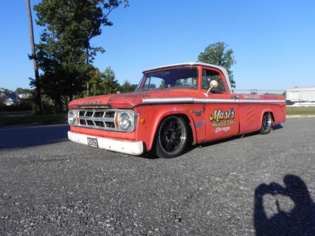 1968 Orange Dodge Other Pickups Cab & Chassis