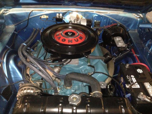 1968 Blue Dodge Coronet Convertible