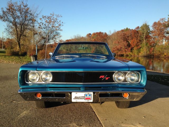 1968 Blue Dodge Coronet Convertible