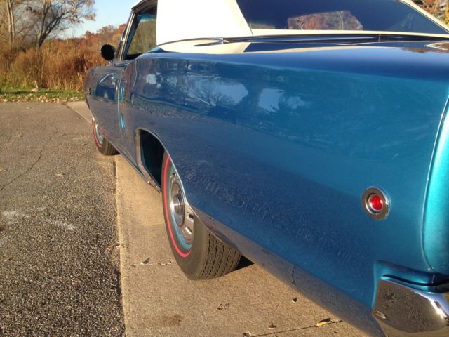 1968 Blue Dodge Coronet Convertible