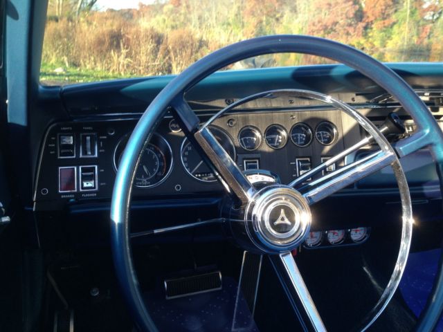 1968 Blue Dodge Coronet Convertible