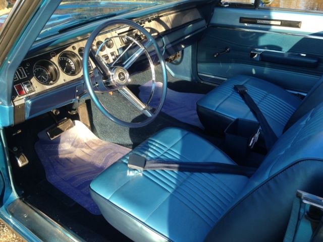 1968 Blue Dodge Coronet Convertible