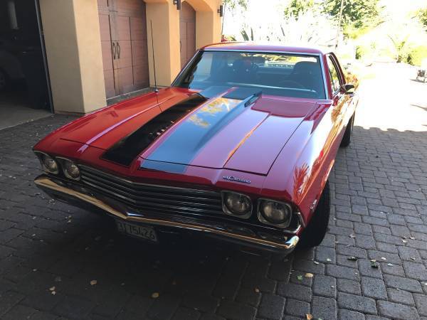 1968 Red Chevrolet El Camino