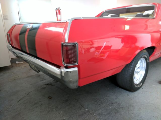 1968 Red Chevrolet El Camino