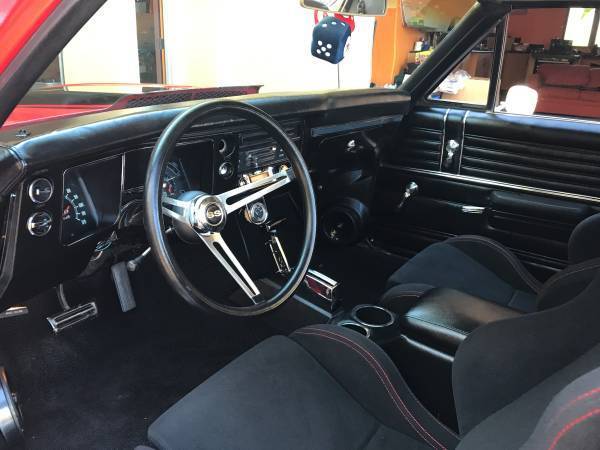 1968 Red Chevrolet El Camino