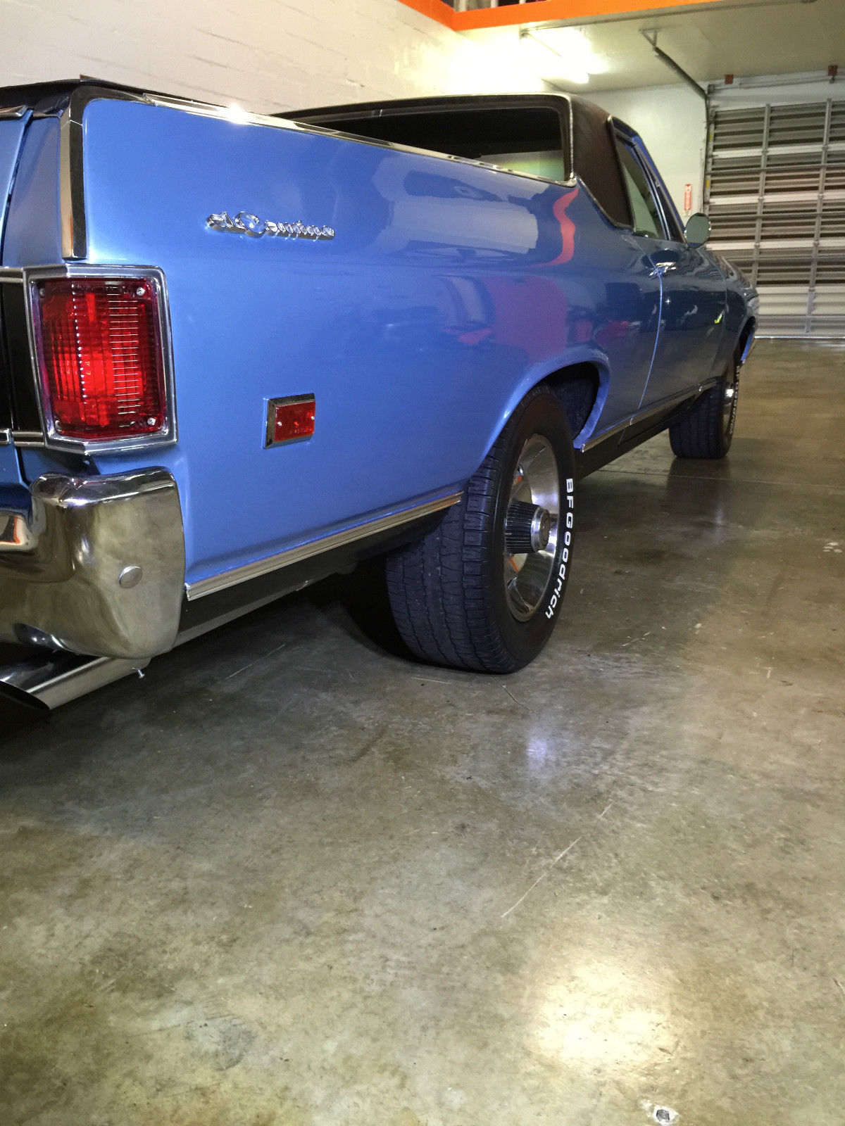 1968 Blue Chevrolet El Camino Standard Cab Pickup
