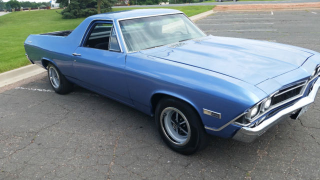 1968 Blue Chevrolet El Camino