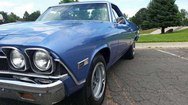 1968 Blue Chevrolet El Camino