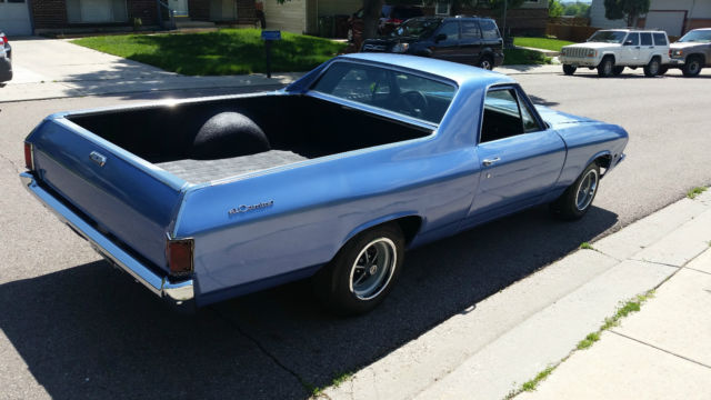 1968 Blue Chevrolet El Camino