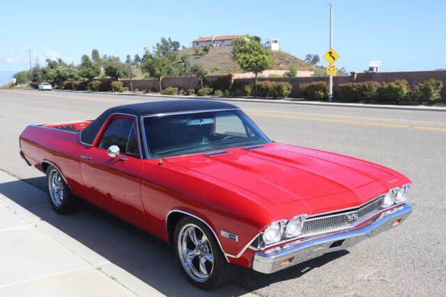 1968 Red Chevrolet El Camino