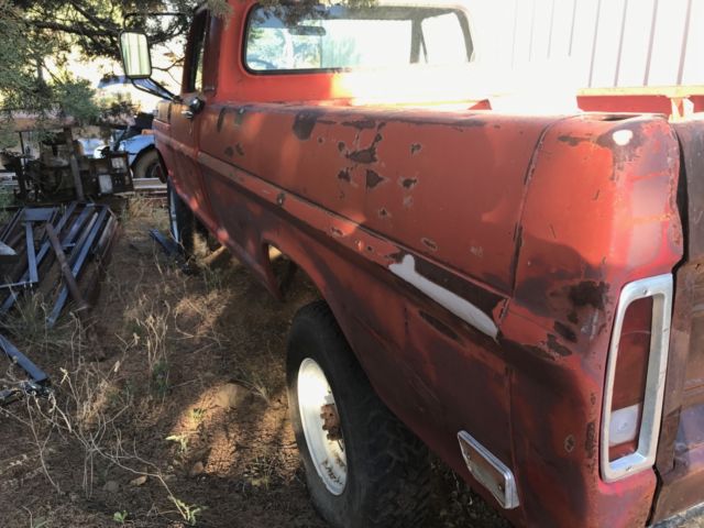 1968 Red Ford F-250 Standard Cab Pickup