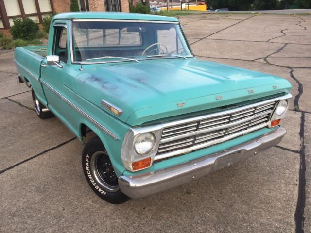 1968 Green Ford F-100