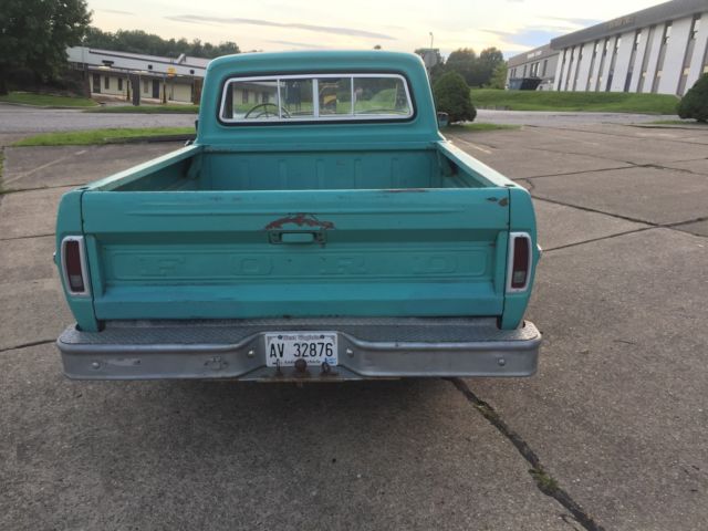 1968 Green Ford F-100