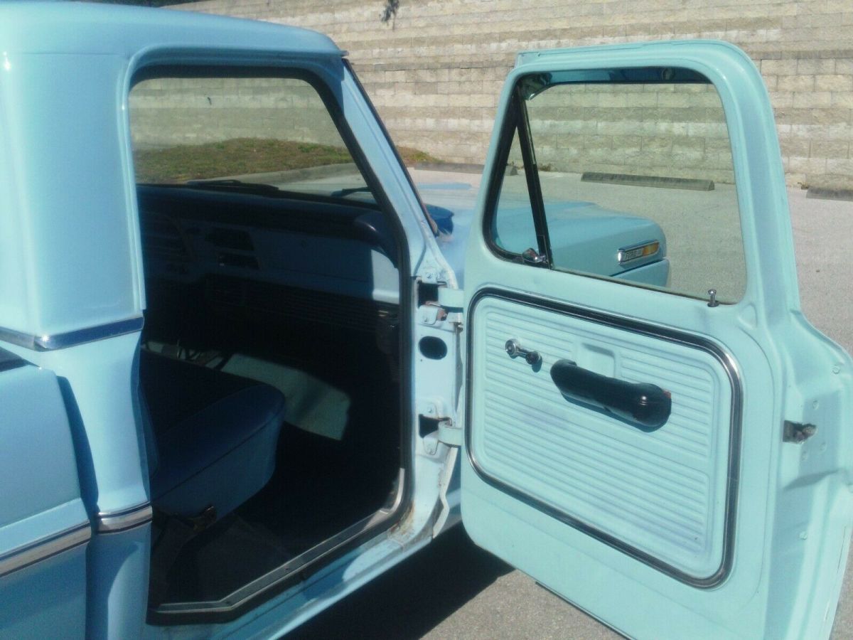 1968 Blue Ford F-100 Standard Cab Pickup