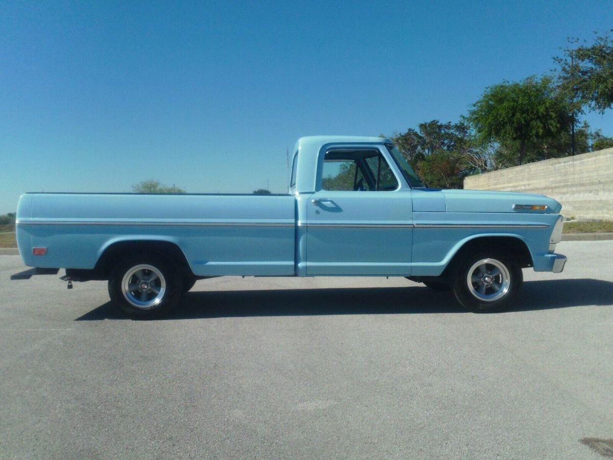 1968 Blue Ford F-100 Standard Cab Pickup