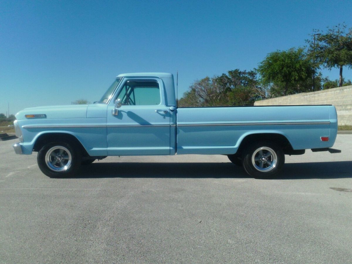1968 Blue Ford F-100 Standard Cab Pickup