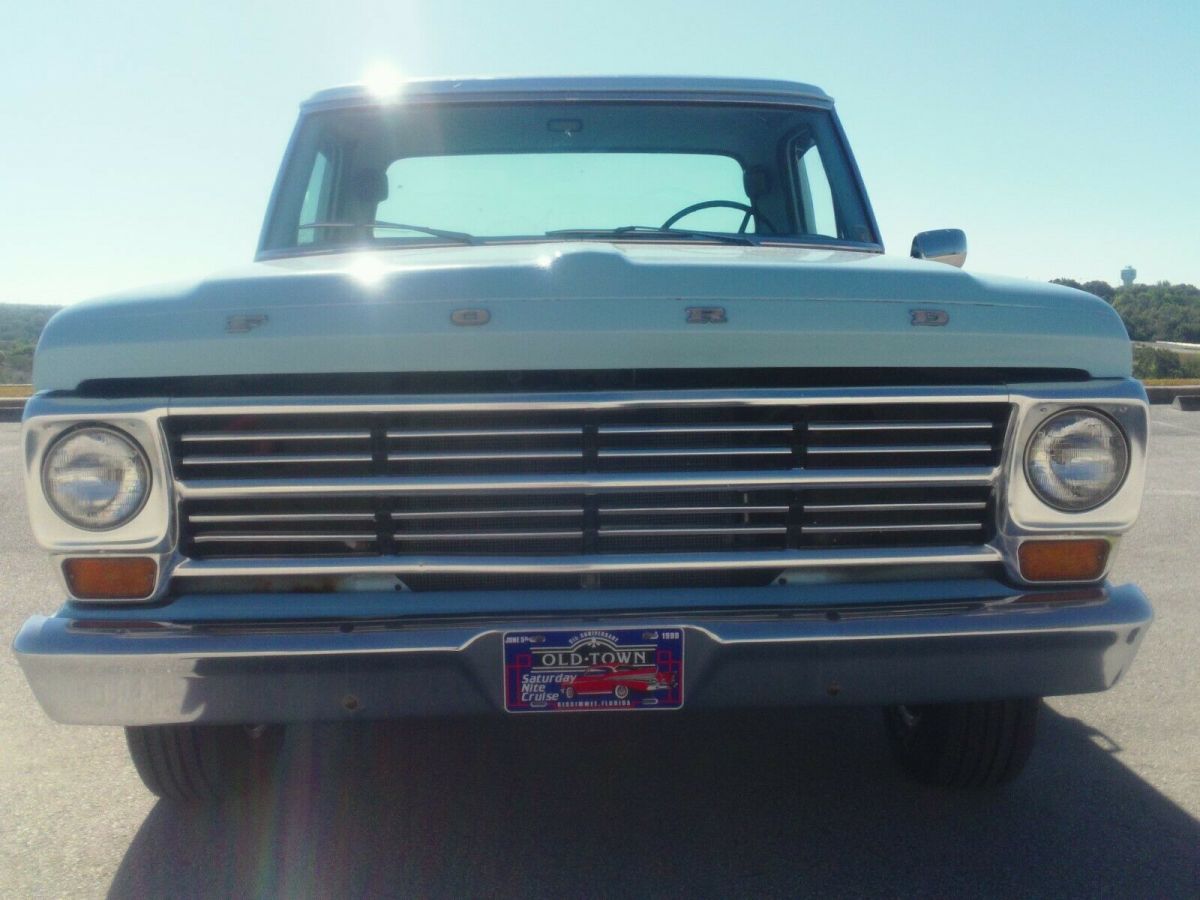 1968 Blue Ford F-100 Standard Cab Pickup