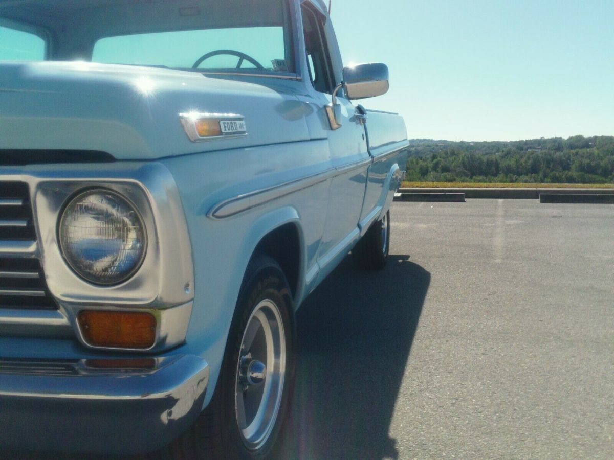 1968 Blue Ford F-100 Standard Cab Pickup